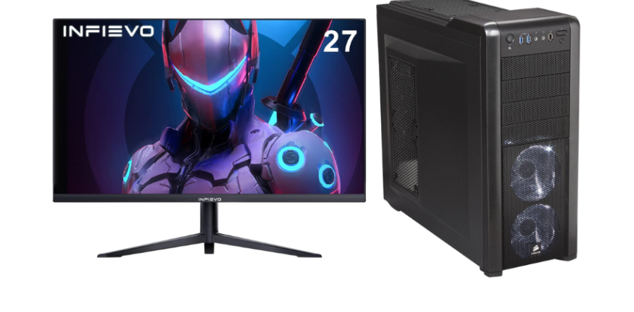 Refurbished Gaming PC with 27″ Gaming Monitor (Combo)