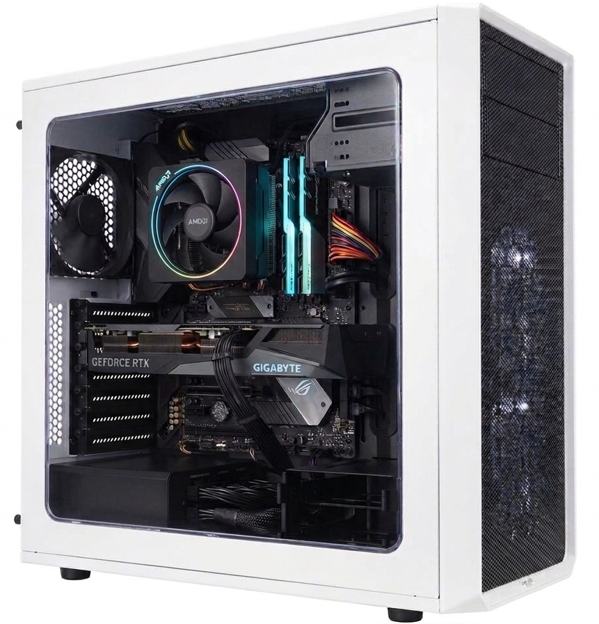 Refurbished Gaming PC Combo Ryzen 9 With RTX 4070Ti (27′ LED FHD 100Hz Monitor)